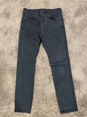 J. Crew Men's 484 Slim Pants in Washed Navy